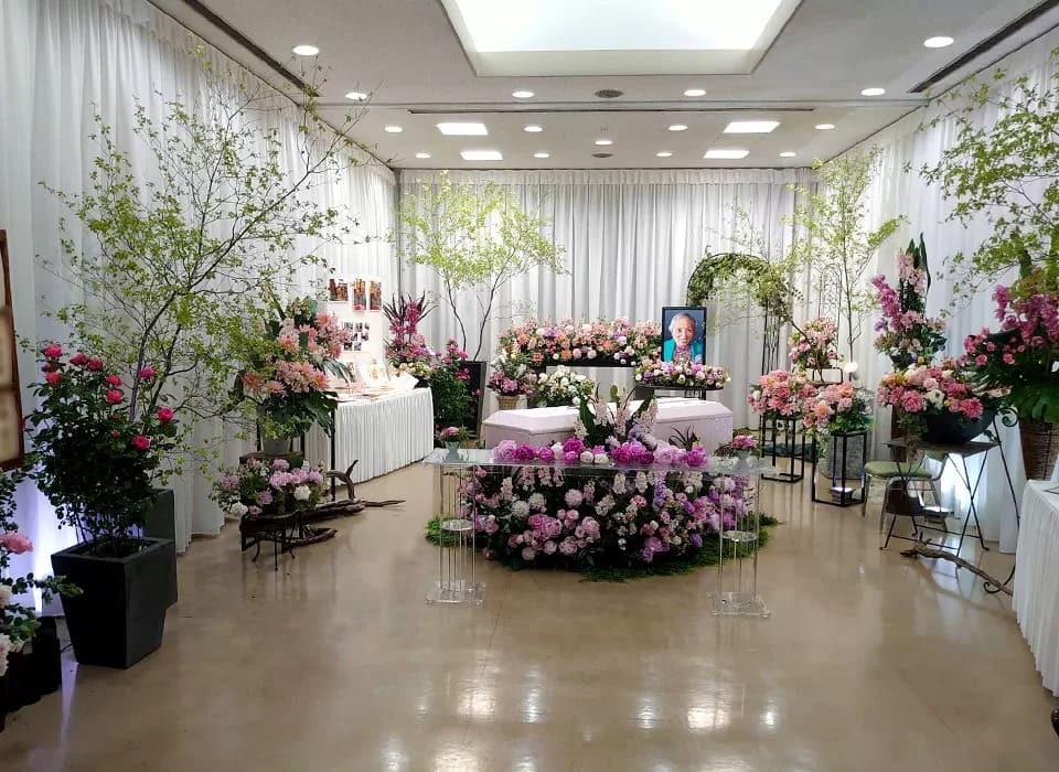 代々幡斎場での葬儀施行風景